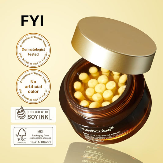 Medicube – Deep Vita C Capsule Cream 55 g – Encapsulated Vitamin C Gel‑Cream