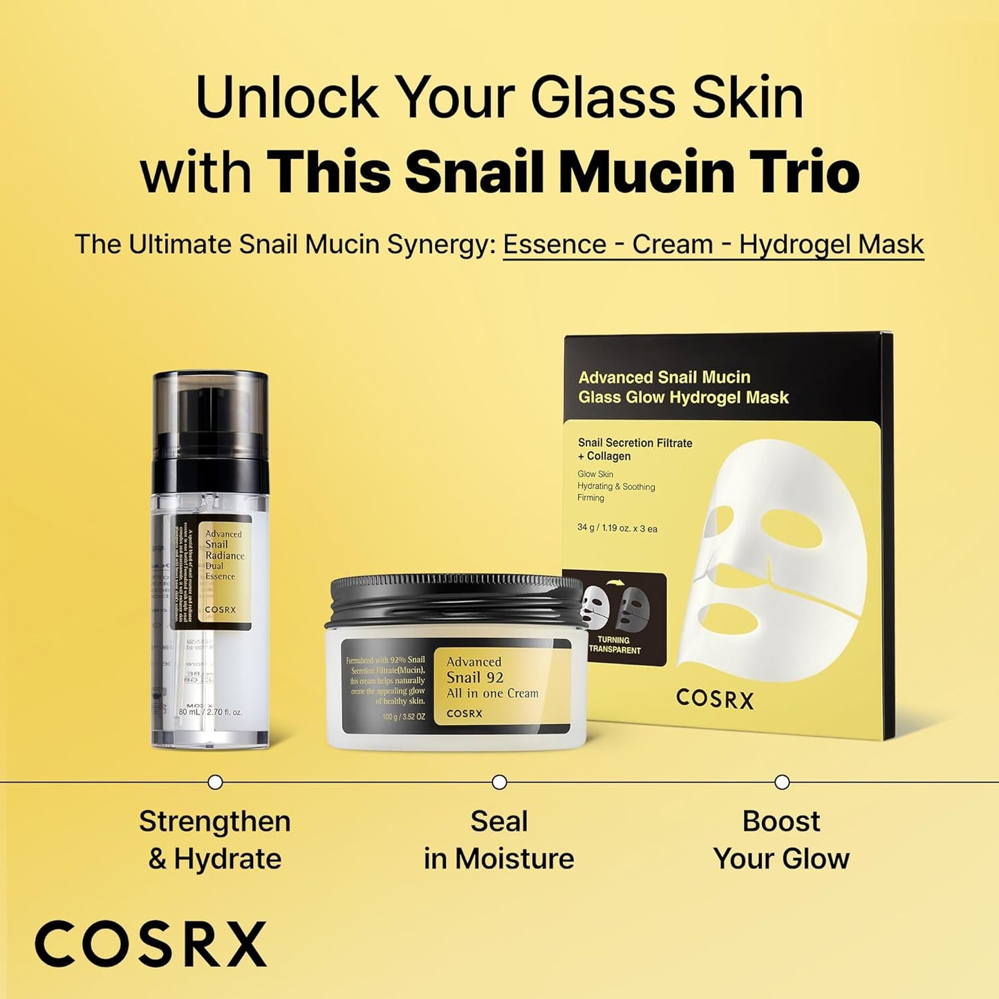 COSRX – Advanced Snail Radiance Dual Essence 80 ml – Brightening Snail + Niacinamide Dual Essence