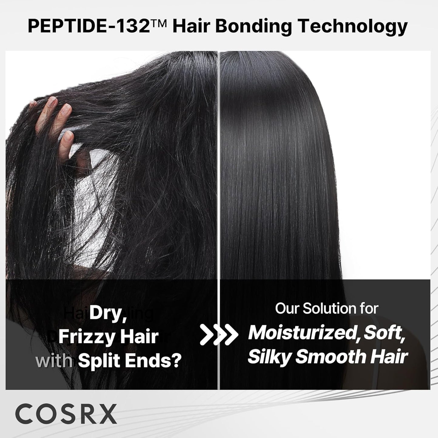 COSRX – Peptide‑132 Ultra Perfect Hair Bonding Oil Serum 28 ml – Lightweight Bond‑Sealing Hair Oil