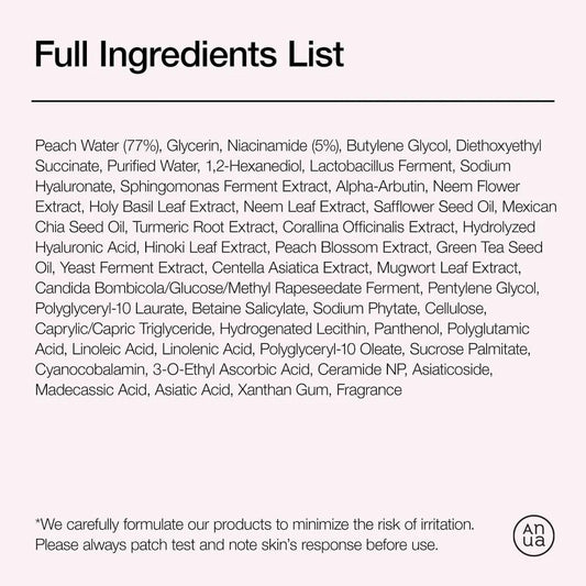 Anua - Peach 70% Niacinamide Serum - 30ml