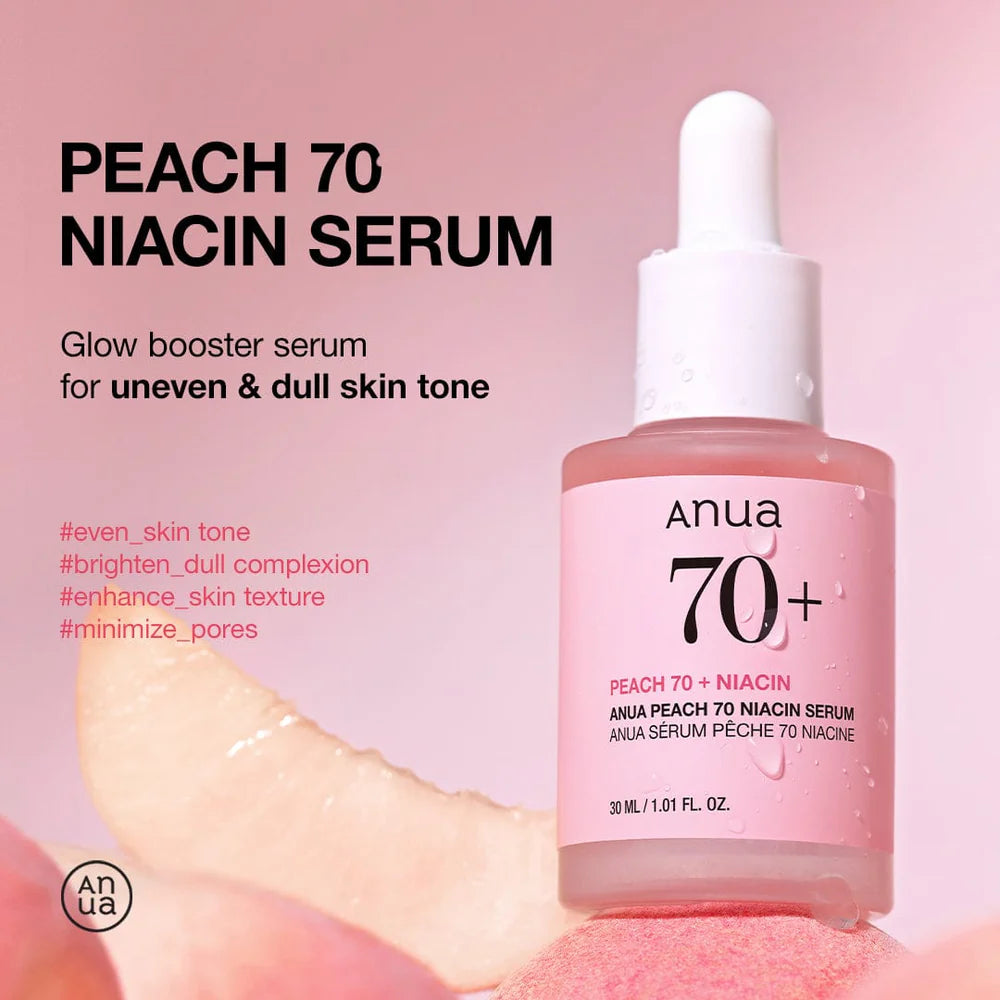 Anua - Peach 70% Niacinamide Serum - 30ml