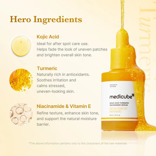 Medicube - Kojic Acid Turmeric Niacinamide Serum - 30ml