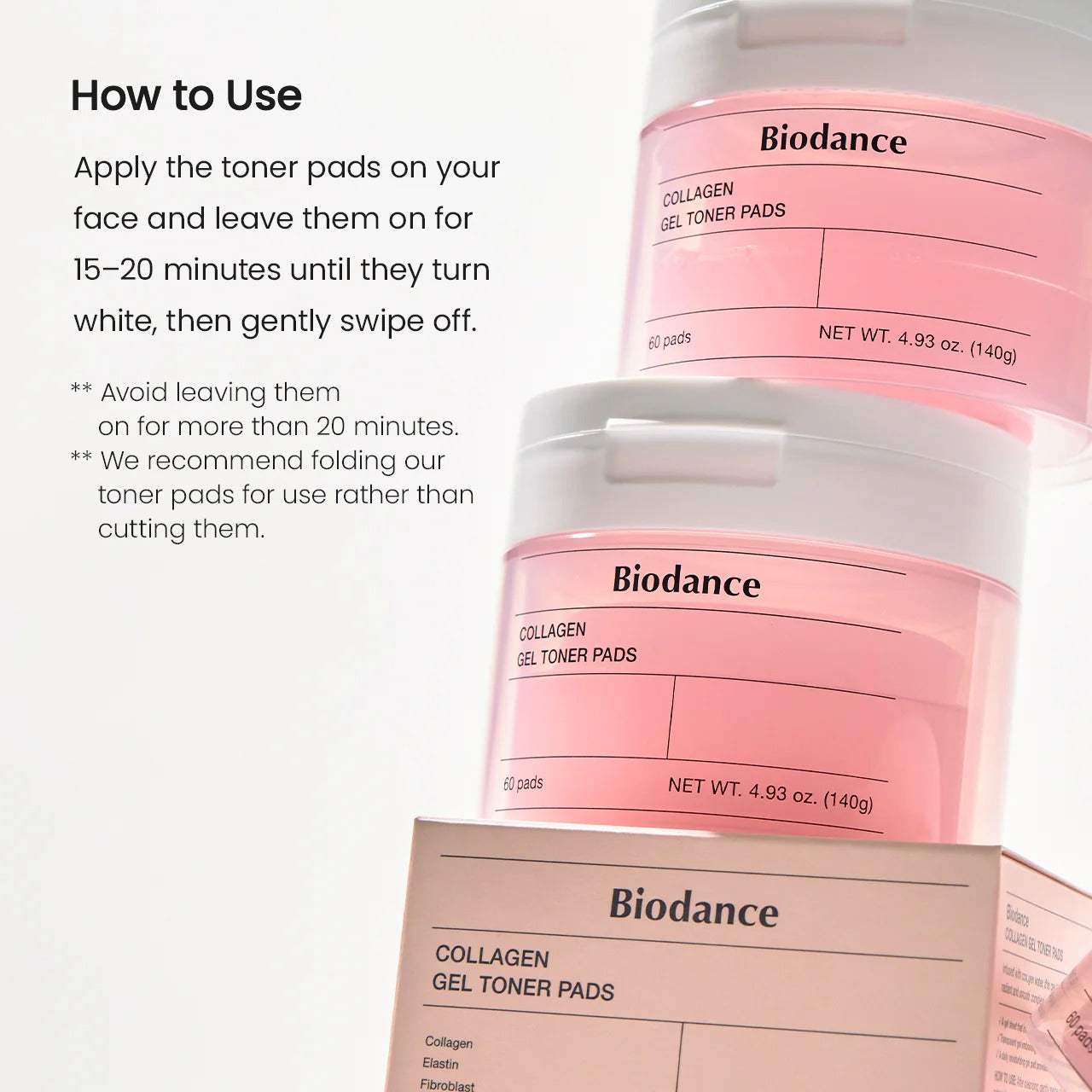 Biodance - Collagen Gel Toner Pads – 60 Pads