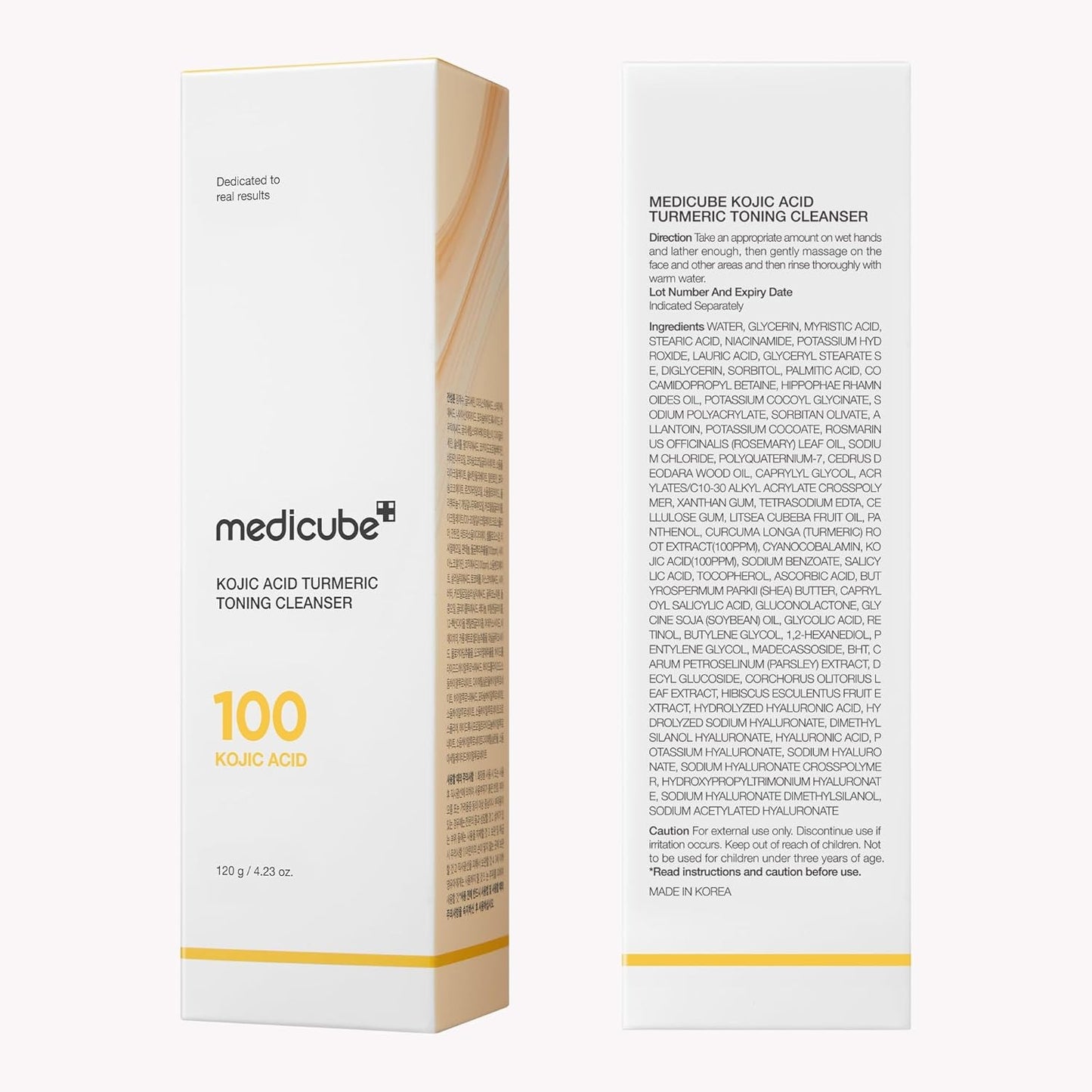 Medicube - Kojic Acid Turmeric Toning Cleanser - 120g