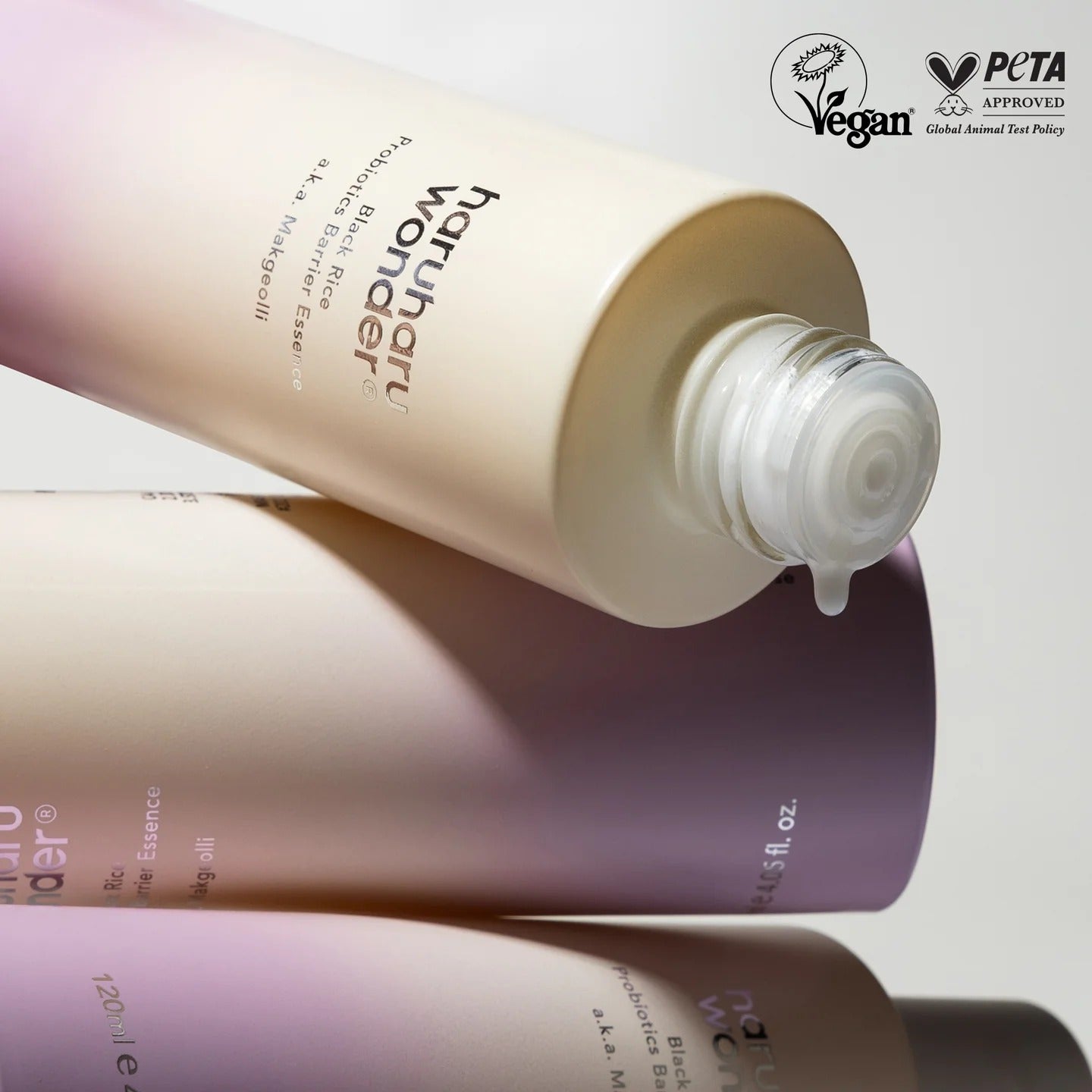 Haruharu Wonder - Black Rice Probiotics Barrier Milky Essence - 120ml