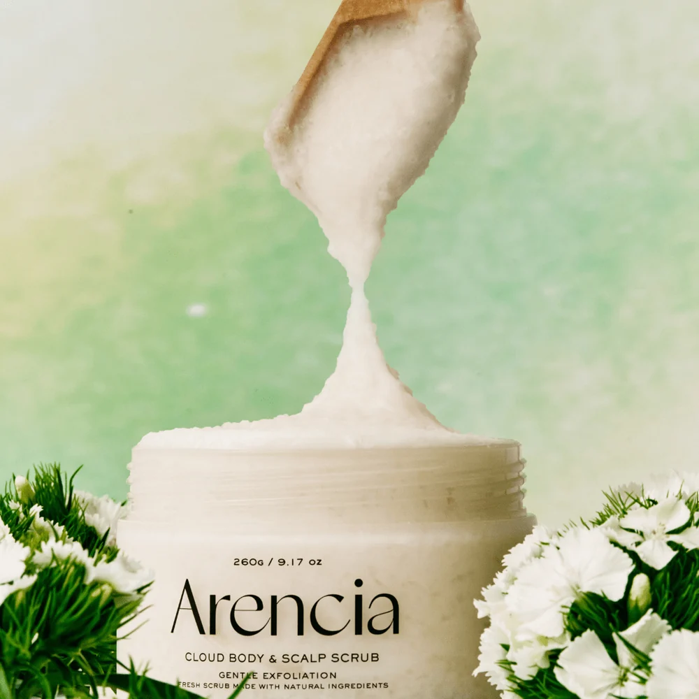 Arencia - Fresh Cloud Body and Scalp Scrub White Tea and Neroli - 260g