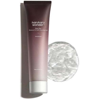 haruharu wonder - Black Rice Moisture 5.5 Soft Cleansing Gel 100ml - Gentle & Barrier-Friendly Cleanser – cleansing product from The K Beauty Edit