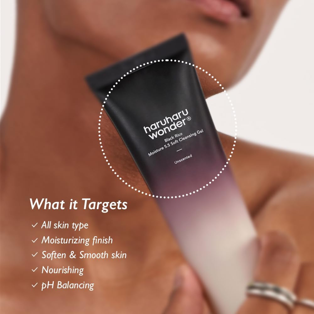 haruharu wonder - Black Rice Moisture 5.5 Soft Cleansing Gel - 100ml