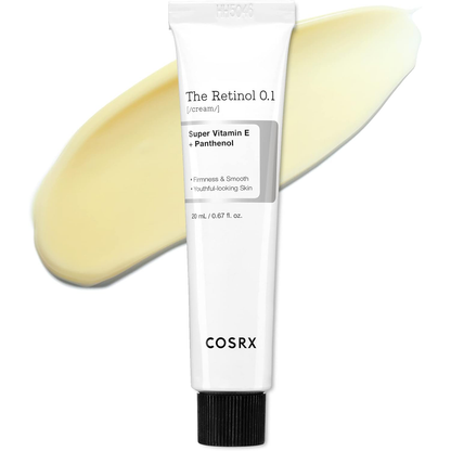COSRX - The Retinol 0.1 Cream 20 ml - Gentle Retinol Moisturiser – Anti Ageing product from The K Beauty Edit