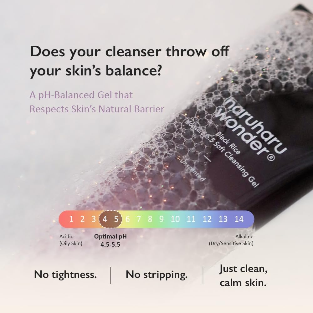 haruharu wonder - Black Rice Moisture 5.5 Soft Cleansing Gel - 100ml