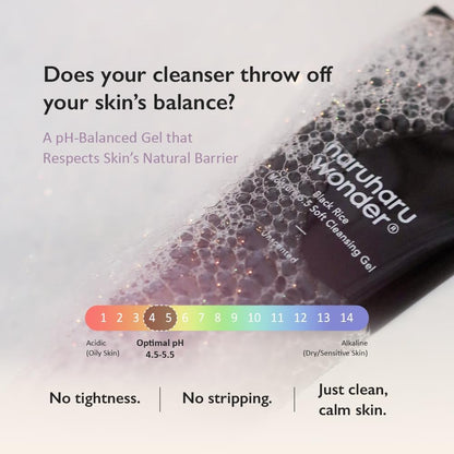 haruharu wonder - Black Rice Moisture 5.5 Soft Cleansing Gel - 100ml