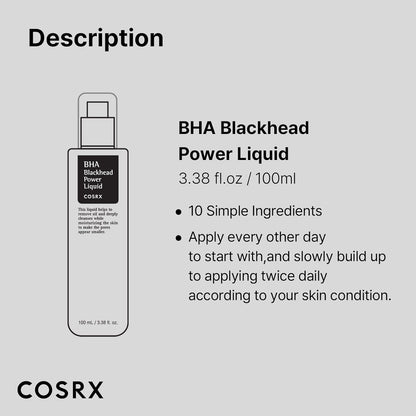 COSRX – BHA Blackhead Power Liquid 100 ml – Gentle Exfoliating Treatment