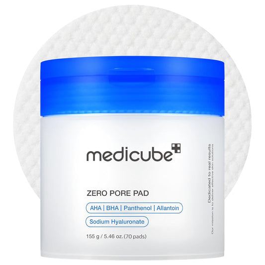 Medicube – Zero Pore Pad 2.0 – Dual‑Textured Exfoliating Pads