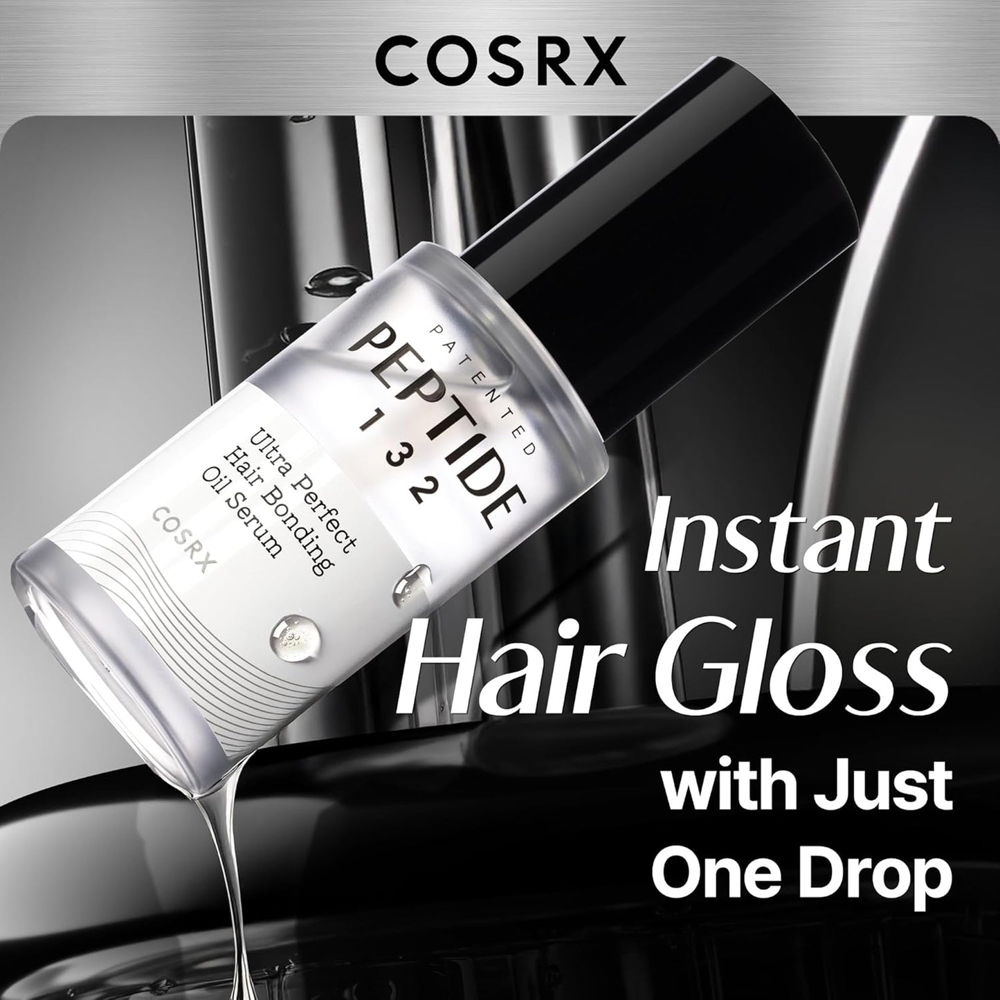 COSRX – Peptide‑132 Ultra Perfect Hair Bonding Oil Serum 28 ml – Lightweight Bond‑Sealing Hair Oil