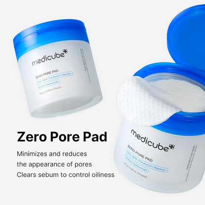 Medicube – Zero Pore Pad 2.0 – Dual‑Textured Exfoliating Pads