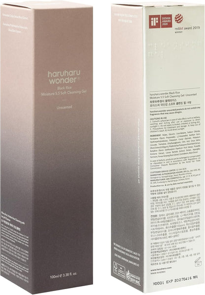 haruharu wonder - Black Rice Moisture 5.5 Soft Cleansing Gel - 100ml