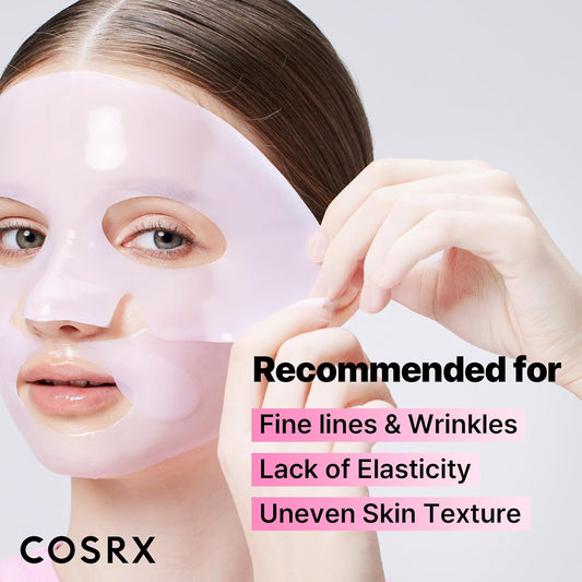 COSRX – The Peptide Collagen Lifting Glow Hydrogel Mask (3 sheets) – Lifting & Firming Hydrogel Mask