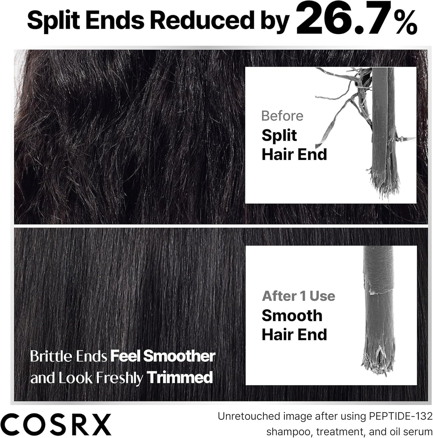 COSRX – Peptide‑132 Ultra Perfect Hair Bonding Treatment 120 ml – Deep Bond‑Repair Hair Mask