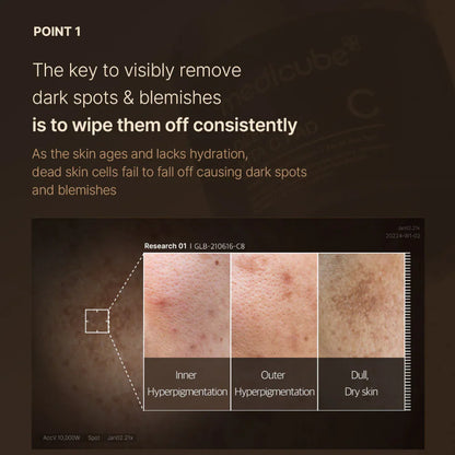 Medicube - Deep Vita C Pad - Vitamin C Brightening Toner Pads