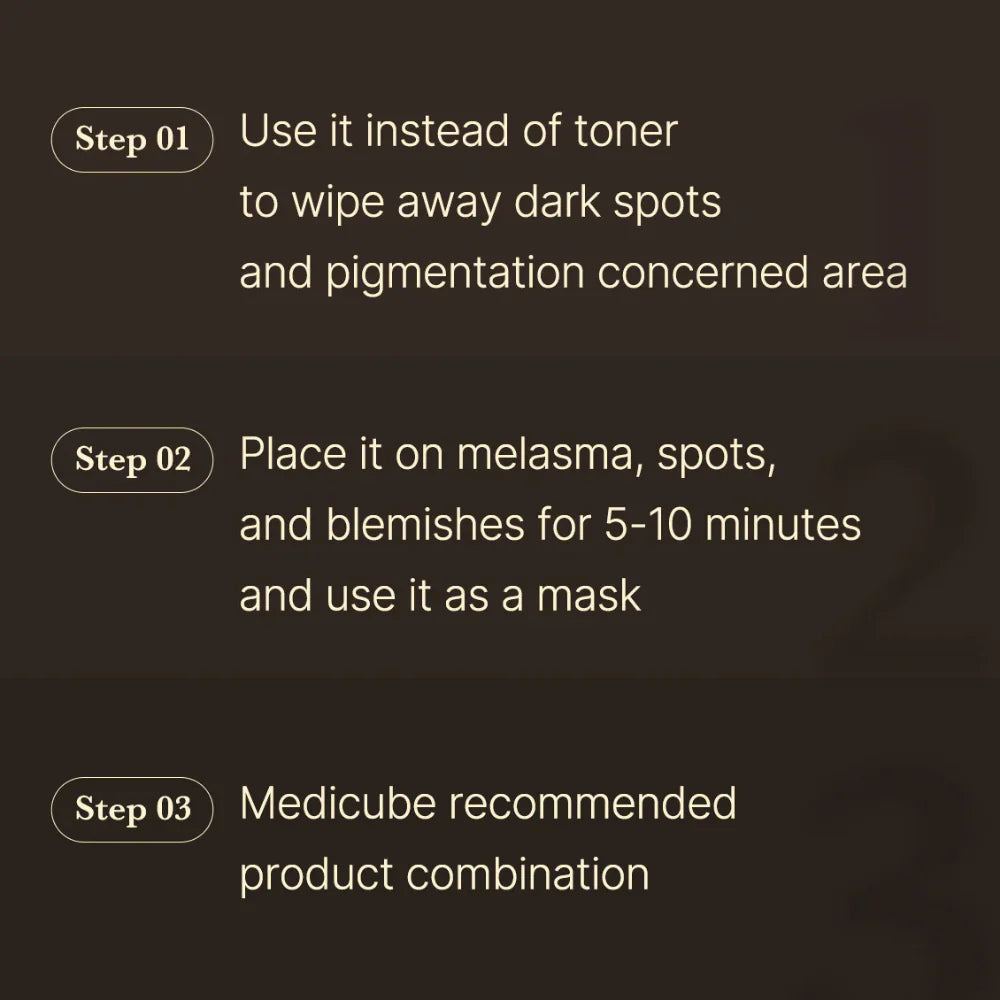 Medicube - Deep Vita C Pad - Vitamin C Brightening Toner Pads