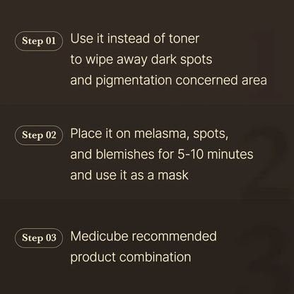 Medicube - Deep Vita C Pad - Vitamin C Brightening Toner Pads