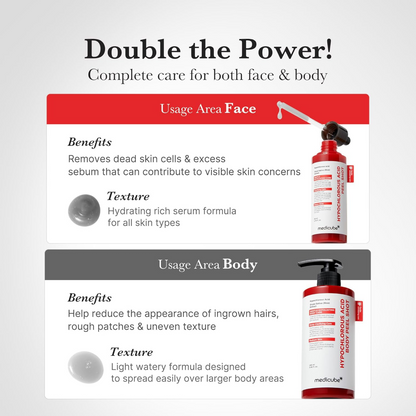 Medicube Hypochlorous Acid Body Peel Shot 280ml