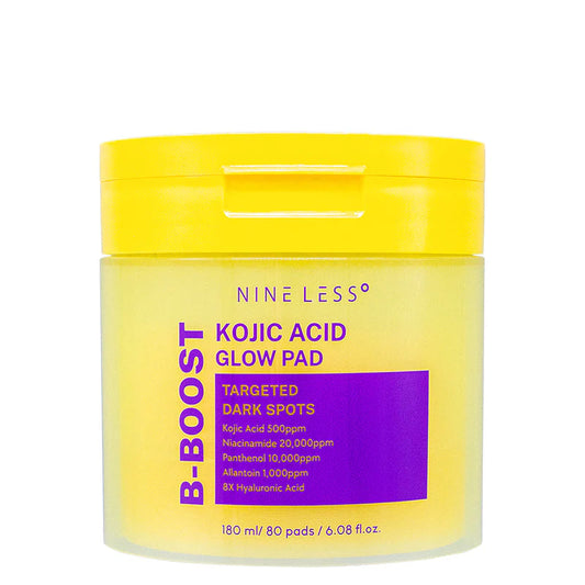 Nineless - B-Boost Kojic Acid Glow Pad – Brightening & Tone-Refining Toner Pads – anti-aging product from The K Beauty Edit