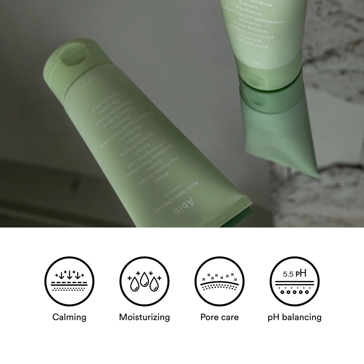 Abib - Acne Foam Cleanser Heartleaf Foam - 150ml - Image 7