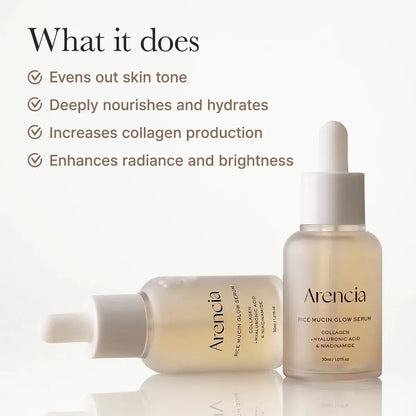 Arencia - Rice Mucin Glow Serum - 30ml - Image 4