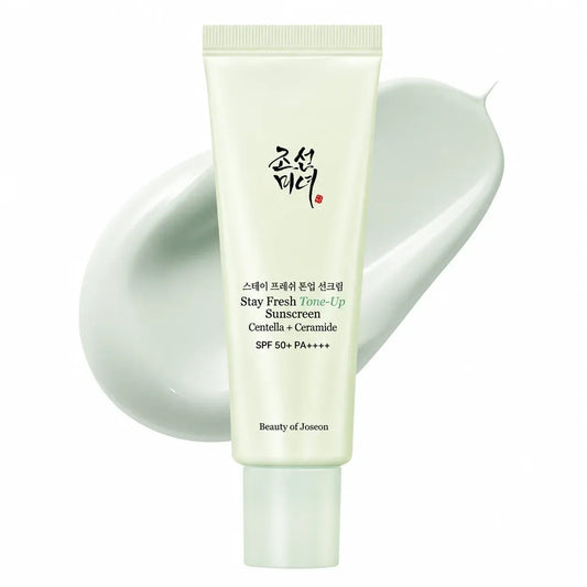 Beauty of Joseon - Stay Fresh Tone-Up Sunscreen Centella + Ceramide SPF50+ PA++++ Green - 50ml