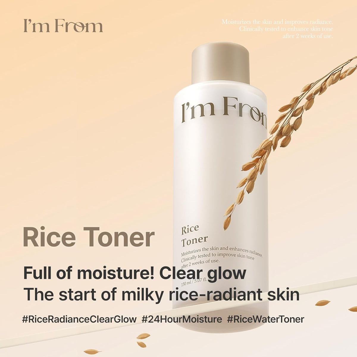I'm From - Rice Toner - 150ml - Image 4