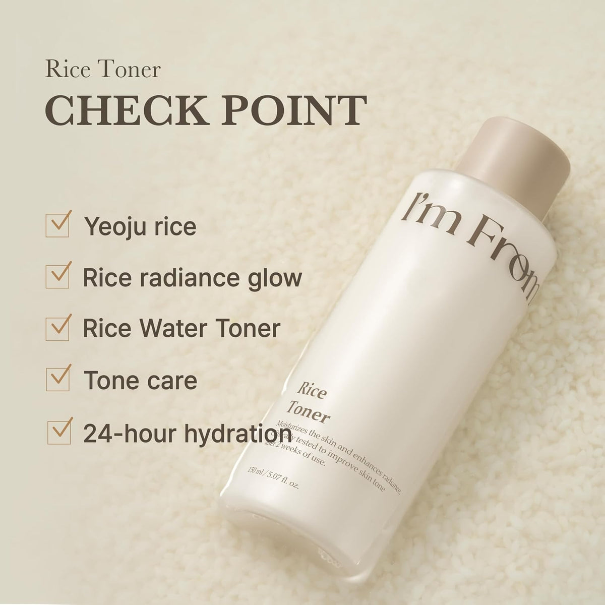 I'm From - Rice Toner - 150ml - Image 6