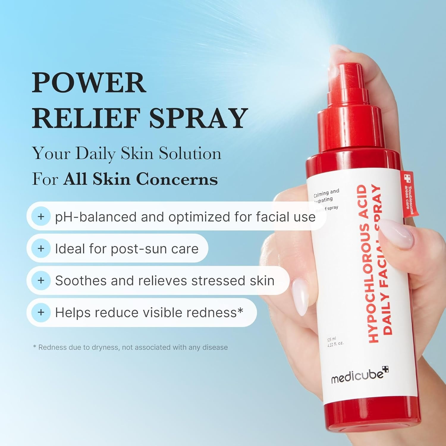 Medicube - Hypochlorous Acid Daily Facial Spray - 125ml - Image 3