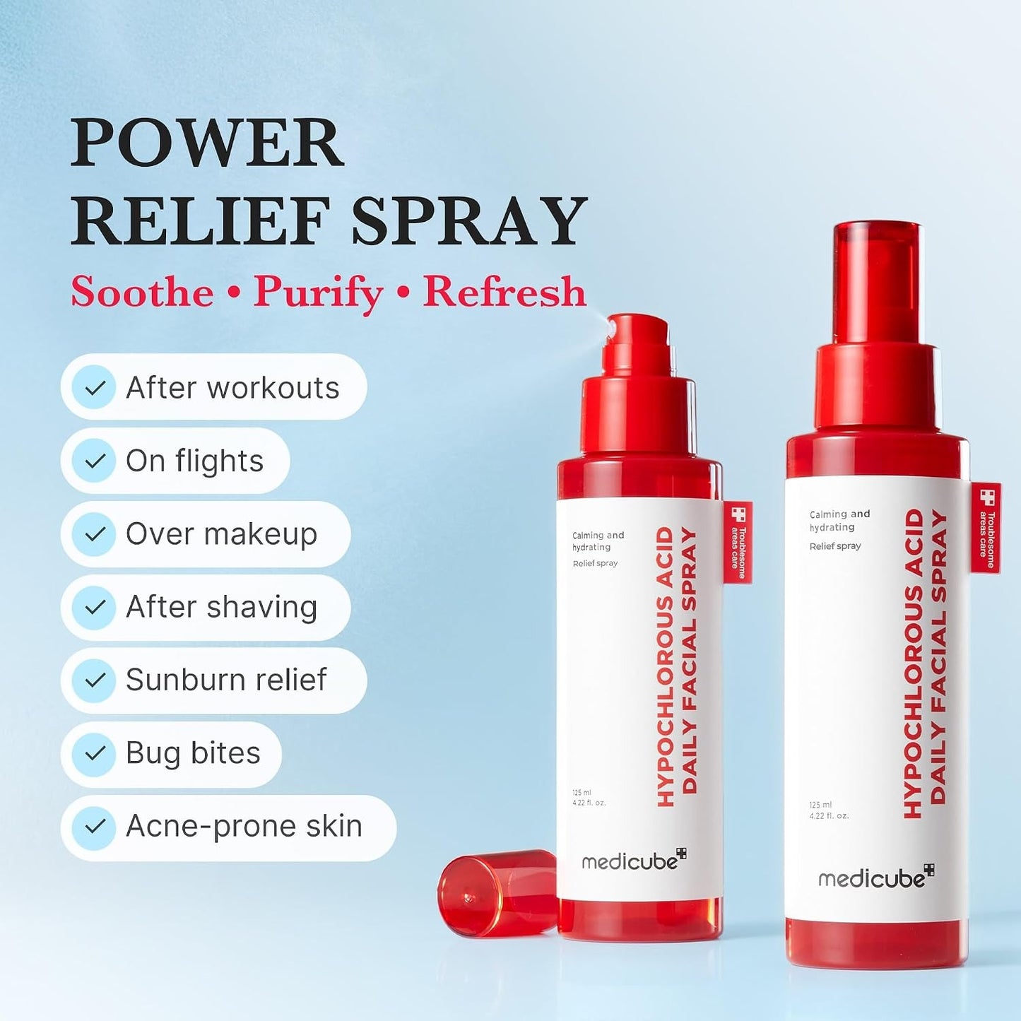 Medicube - Hypochlorous Acid Daily Facial Spray - 125ml - Image 4