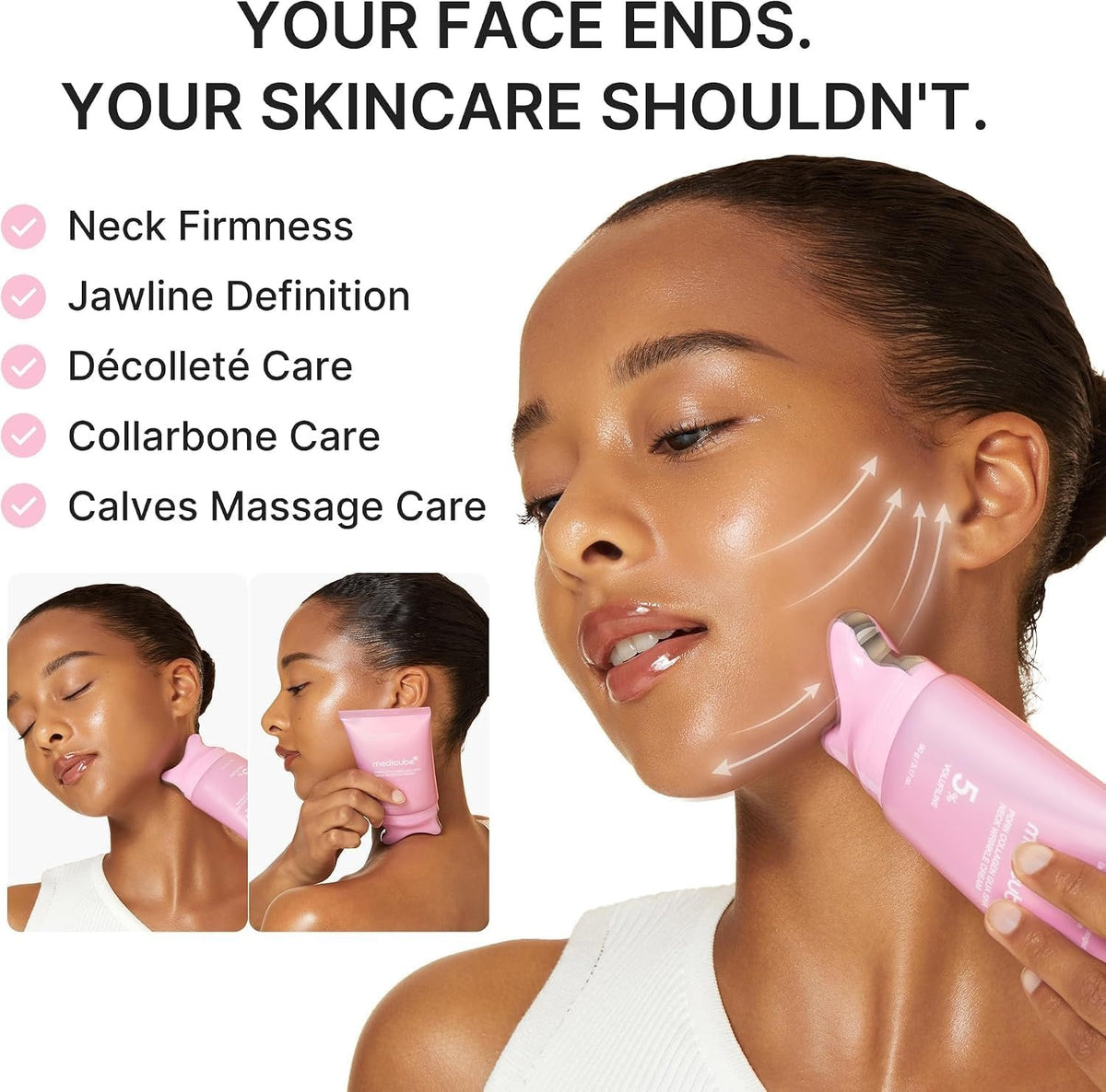 Medicube - PDRN Collagen Gua Sha Neck Cream - 90g - Image 3
