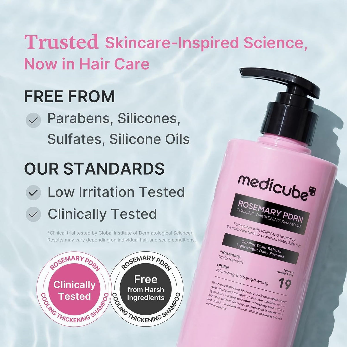 Medicube - Rosemary PDRN Clarifying Thickening Shampoo - 400ml - Image 6