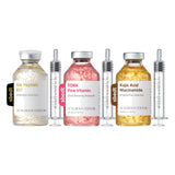 Sungboon Editor Intensive Ampoule Trio Bundle: Silk Peptide EGF, Pink PDRN and Kojic Acid Niacinamide ampoules