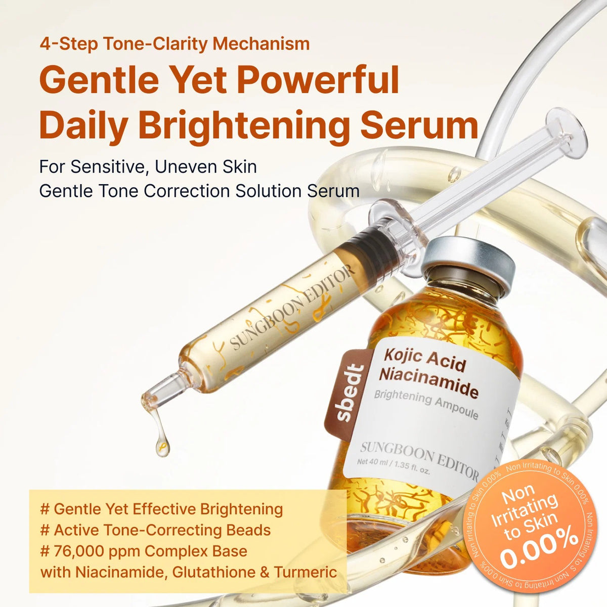 Sungboon Editor - Kojic Acid Niacinamide Brightening Ampoule - 40ml - Image 8