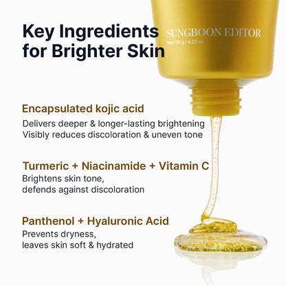 Sungboon Editor - Kojic Acid Niacinamide Brightening Face Gel Cleanser - 120g - Image 6