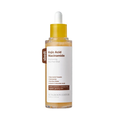 Sungboon Editor - Kojic Acid Niacinamide Brightening Rice Peel Shot - 80ml