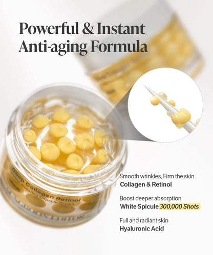 Sungboon Editor - Deep Collagen Retinol Power Boosting Capsule Cream - 50ml - Image 9