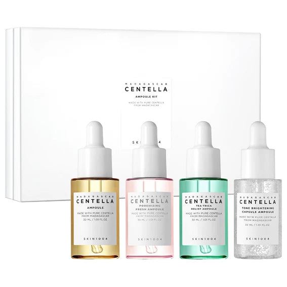 SKIN1004 - Madagascar Centella Ampoule Kit - 4 Mini Ampoules