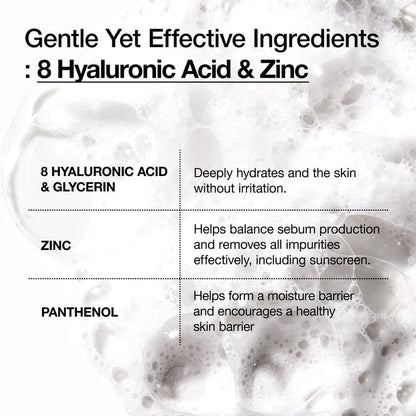 Anua - 8 Hyaluronic Acid Hydrating Gentle Foaming Cleanser - 150ml