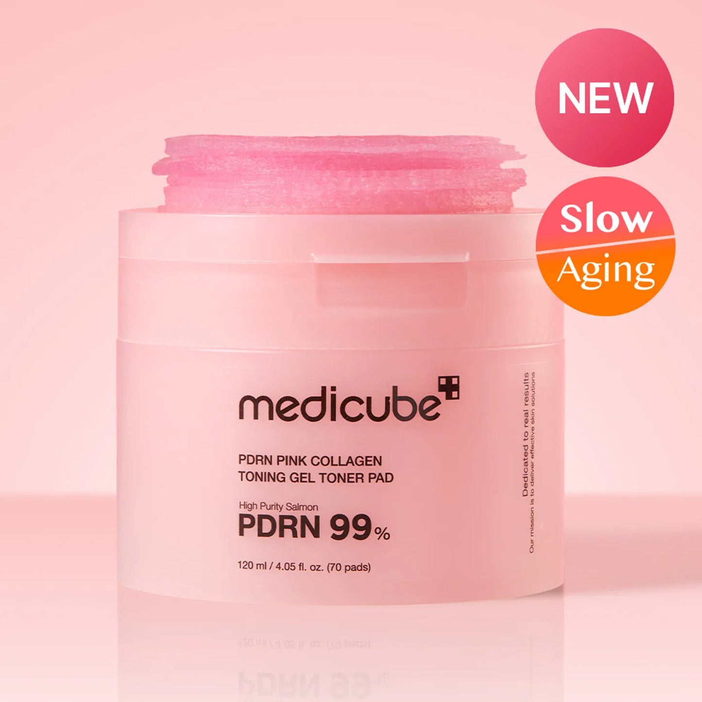 Medicube - PDRN Pink Collagen Toning Gel Toner Pad - 70 Pads