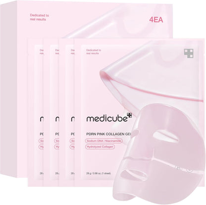 Medicube - PDRN Pink Collagen Jelly Gel Mask Set - 4 Pack