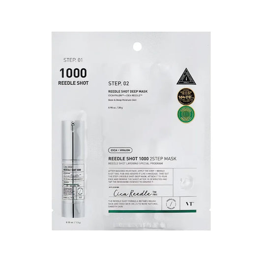 VT Cosmetics - Reedle Shot 1000 2-Step Mask - 1 Sheet