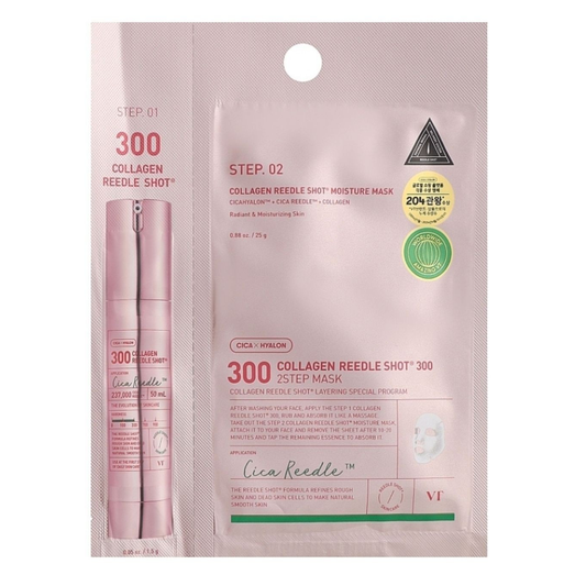 VT Cosmetics Collagen Reedle Shot 300 2-Step Mask - 1 Sheet