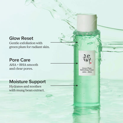 Beauty of Joseon - Green Plum Refreshing Toner: AHA + BHA - 150ml