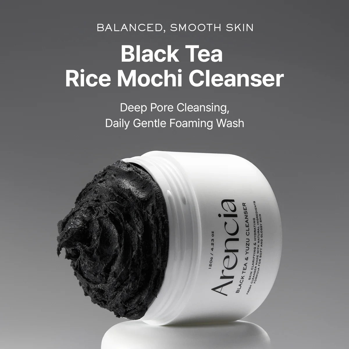 Arencia - Black Tea Rice Mochi Cleanser - 120g