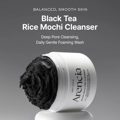 Arencia - Black Tea Rice Mochi Cleanser - 120g